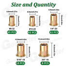 150pcs Rivet Nut Kit Rivnut Nutsert Set  8-32  10-24 1 4-20 5 16-18 3 8-16