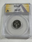 1978 Mauritius 1 4 Rupee Graded Ms 65 By Anacs