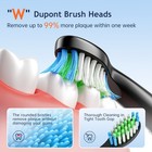 Fairywill Sonic Electric Toothbrush Usb Rechargeable W  8 Brush Head Travel Case