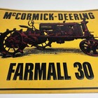 Mccormick Deering Farmall 30 Tractor Embossed Metal Sign Vtg Reproduction