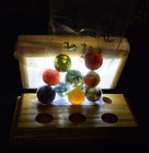         lot Of 10 All Top Picks Jabo das Translucent    collector s Marbles  718  Mint