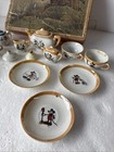 1930s Lusterware Mickey Minnie Mouse   Floral Child Tea Set Made In Japan Vntg