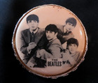 Rare The Beatles Brooch Authentic 1964 Brooch Signatures On Back