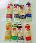 Vtg Utrecht  Grumbacher Artists Colors Oil And Winsor   Newton Gouache Paints