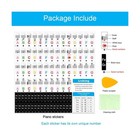 1 Pack Piano Keyboard Stickers For 88 76 61 54 49 Keys  Colorful And Removabl   