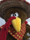 Dan Dee Animated Plush Turkey Hops To  turkey In The Stall  Gently Used