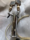 Draft Beer Kegerator Tower Stainless Steel Double Beer Tap Faucet For Home Bar B
