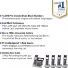 Panasonic - Kx-tgf975s Link2cell Dect 6 0 Expandable Cordless Phone System Wi   