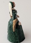 Antique Rare Queen Mary Miniature 1 75 t Pewter Thimble Arms Move See All Pics