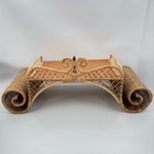 Mackenzie   childs Vivaldi Series Wicker Bed Tray With Bell