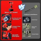 350w Cordless Jobsite Leaf Blower For Milwaukee 18v Violent Blower Mini Jet Fan
