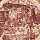 Greenville  South Carolina Rare Vintage Souvenir Plate  Vernon Kilns  Exc  Cond 