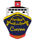 Large Custom D Cruise 8 x6  Door Magnet With Ship Custom Text  You Choose Year