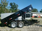 New 2026 7x14 7 X 14 14k Gvwr Hydraulic Dump Trailer Equipment Hauler 24  Sides
