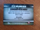 2017 Topps The Walking Dead Season 6 Walker Screen Worn Wardrobe Relic 