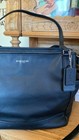 Coach Patent Black Leather Diaper Bag
