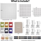 Resiners Chess Molds For Resin Casting  Set Mold Diy White 