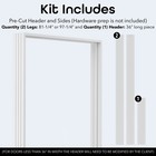 Interior Primed Paint Grade Door Jamb Frame Kit