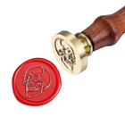 Skull Wax Seal Stamp   Vintage Sealing Stamp Great For Embellishment Of Cards En