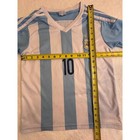 Argentina Messi 10 Soccer Jersey Kids Blue White Striped Afa Youth Shirt Size 24