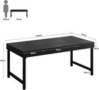 55 industrial Executive Desk For Home Office  Rustic Simple Computer Laptop Desk