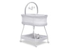 Delta Children Waves Bassinet White   Grey 25033-2239