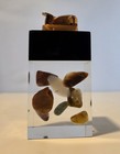 Evans Assorted Stones Lucite Table Lighter