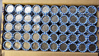 Qty  8 Original Bank Wrapped Rolls Of Nickels Unopened From New Sealed Bank Box 