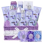 Lavender Spa Gift Set - Relaxing Bath   Body Basket For Self Care  Gifts For Wom