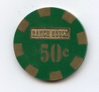  50 Chip From The Ranch House Casino Wells Nevada Brass