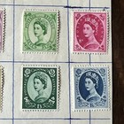Amazing Britain Queen Elizabeth Ii Wilding Lot Of 18 Different Stamps  Mint Mh 