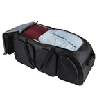 Travelers Club 30  Xpedition Rolling Duffel Bag  Black Suitcase 