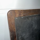 Antique 1850s Slate Chalkboard Wood Frame Country Schoolhouse Double Sided