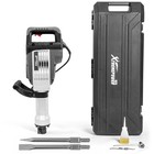 Heavy Duty 3600w Demolition Jack Hammer 120v Hex 30mm 1400bpm 50j 2 Chisel Bit