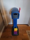 Rare Vintage 1980 s Step 2 Kids Pretend Play Blue 26  Tall Free-standing Mailbox