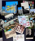Lot Of 170  Postcards Fdc Cards 1910-1970 s Fiji South Africa Us Boston Va Nh