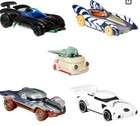 New Mandalorian Disney Star Wars Hot Wheels Character Cars 5 Pack Ahsoka Grogu