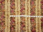 Lot Of 8 Half Yards Florals Patterns Stripe Allover Green Tan Blue Cotton Fabric