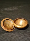 Vintage Arts   Crafts Hand Hammered Copper Lidded Bowl Small Trinket Pot