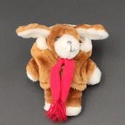    avon 1984 Christmas Plush Puppy Bear         Vintage Ornament New York Collect         