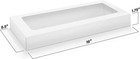 Mt Products White Treat Boxes 16  X 6 5  X 1 75  Bakery Boxes - Pack Of 125