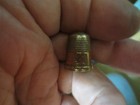 Antique Simons Brothers Gold Thimble   No Trefoil Hallmark   Beautiful Pattern 