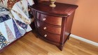 Queen Bedroom Furniture Sets  Solid Oak Wood  Nightstands  Dresser   Mattress 