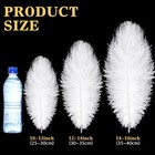 90pcs Natural Ostrich Feathers Bulk 10   16 Inch White Wedding Decor