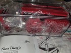 Genius Nicer Dicer Vegetable Fruit Slicer Red 10 Piece Set Kitchen Cutter 