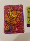 Vintage 1990s Y2k Garfield Vending Prism Machine Stickers Complete Set Of 2