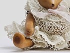 Vintage Handmade Miniature Teddy Bear  unknown Materials 