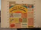 Cereal Box 1950s Cheerios Vari-vue Flicker Premium Mickey Mantle Baseball Glove