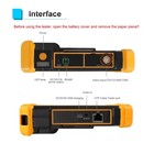 Cctv Camera Tester  Wanlutech 8mp 4 3inches Ahd Cvi Tvi Camera Test  Yellow 