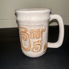 Vintage Pottery Craft Beer 5 Cents Stoneware Mug stein W large Handle Usa 20oz